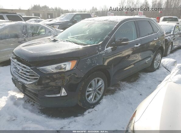 2FMPK4J9XLBA82587 2020 FORD EDGE Черный Передняя левая четверть