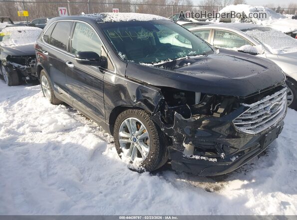 2FMPK4J9XLBA82587 2020 FORD EDGE Черный Передняя правая четверть