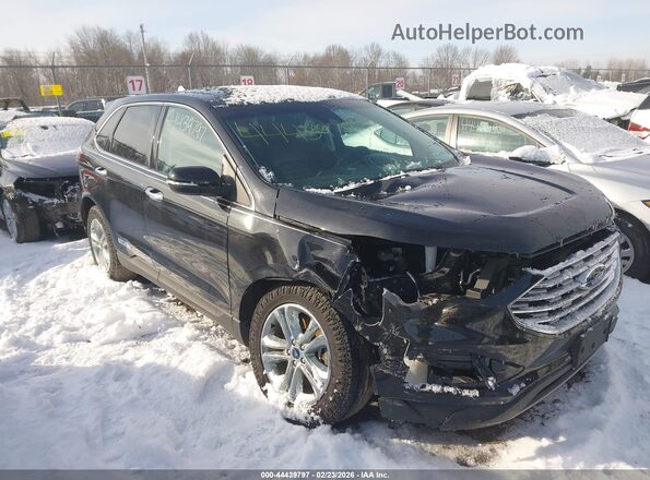 2FMPK4J9XLBA82587 2020 FORD EDGE Черный Вид задней части салона