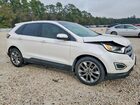 2017 Ford Edge Titanium White vin: 2FMPK4K90HBB83353