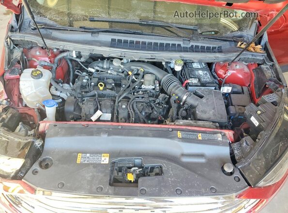 2FMPK4K93KBC01142 2019 FORD EDGE Красный Вид задней части салона