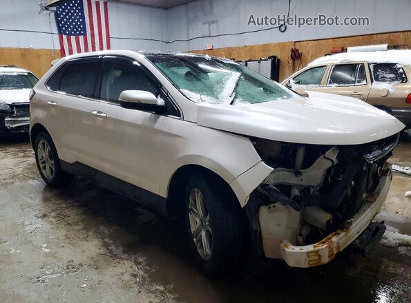 2FMPK4K94GBC51264 2016 FORD EDGE Белый Передняя правая четверть
