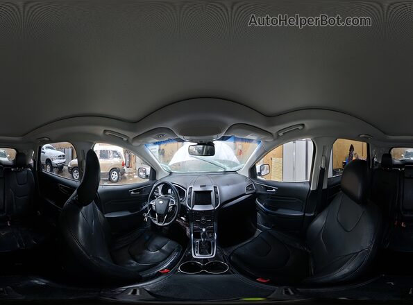 2FMPK4K94GBC51264 2016 FORD EDGE Белый Панорамный вид салона 360°