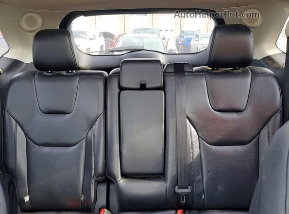 2FMPK4K94KBC60488 2019 FORD EDGE Темно-бордовый Вид задних сидений