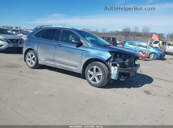 2FMPK4K94KBC73869 2019 FORD EDGE Blue Առջևի աջ
