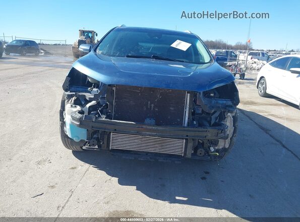 2FMPK4K94KBC73869 2019 FORD EDGE Blue Դիմացի տեսք