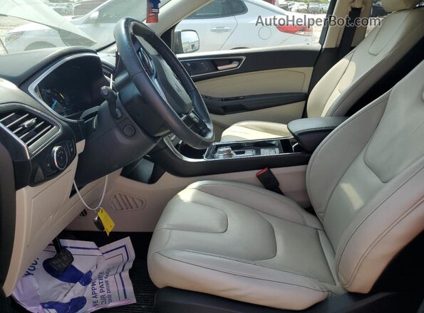 2FMPK4K97KBB43505 2019 FORD EDGE Gray Вид салону спереду