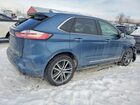 2019 Ford Edge Titanium Синий vin: 2FMPK4K98KBC65483