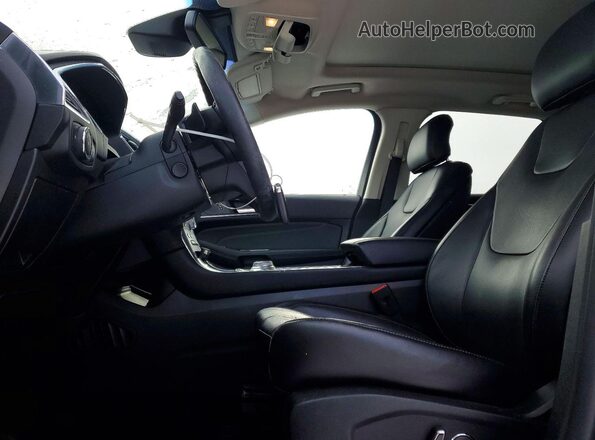 2FMPK4K98KBC65483 2019 FORD EDGE Синий Вид салона спереди