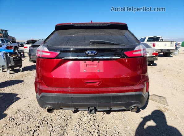 2FMPK4K99KBC09486 2019 FORD EDGE Красный Вид сзади