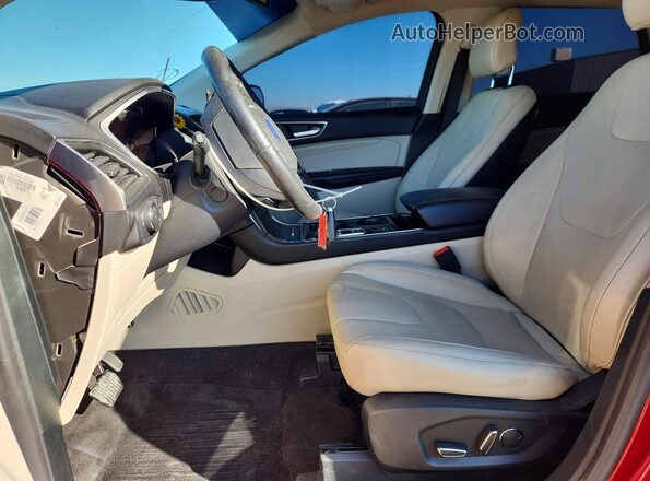2FMPK4K99KBC09486 2019 FORD EDGE Красный Вид салона спереди