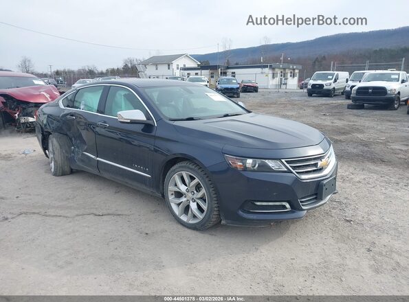 2G1105S35K9132634 2019 CHEVROLET IMPALA Синий Передняя правая четверть