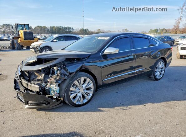 2G1105S37K9125197 2019 CHEVROLET IMPALA Черный Передняя левая четверть