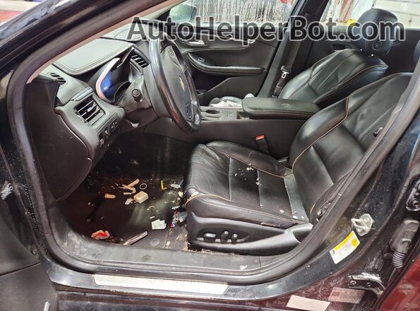 2G1105S3XK9147551 2019 CHEVROLET IMPALA Черный Вид салона спереди