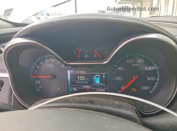 2G1105SA2G9183434 2016 CHEVROLET IMPALA Белый Вид щитка приборов