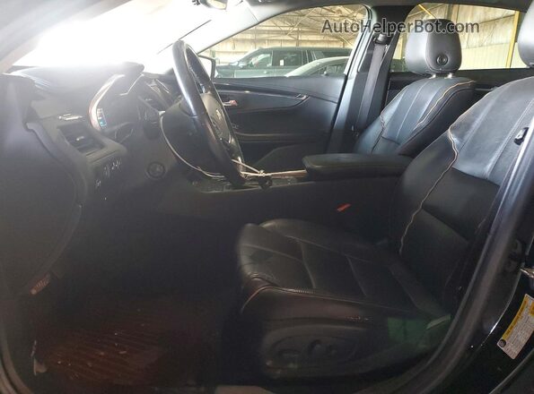 2G1145S35H9186397 2017 CHEVROLET IMPALA Черный Вид салона спереди