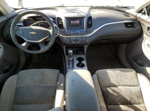 2G11X5SA2H9150723 2017 CHEVROLET IMPALA Серебряный Вид панели приборов