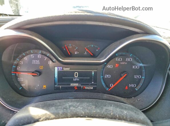 2G11X5SA2H9150723 2017 CHEVROLET IMPALA Серебряный Вид щитка приборов