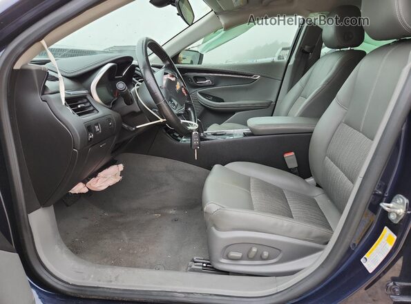 2G11Z5S32K9116297 2019 CHEVROLET IMPALA Синий Вид салона спереди
