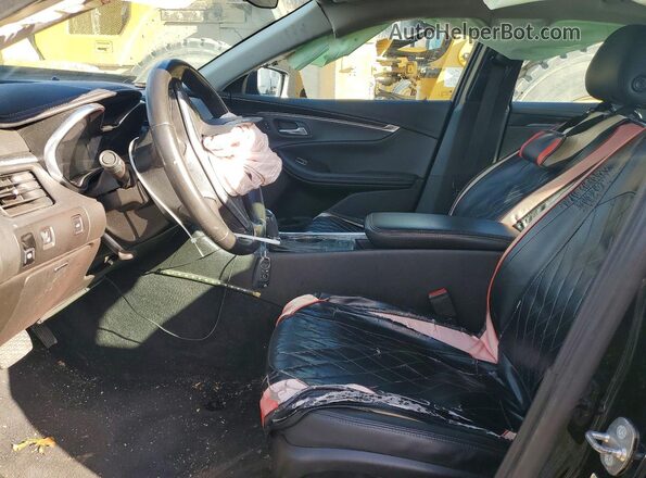 2G11Z5SA7K9142165 2019 CHEVROLET IMPALA Черный Вид салона спереди