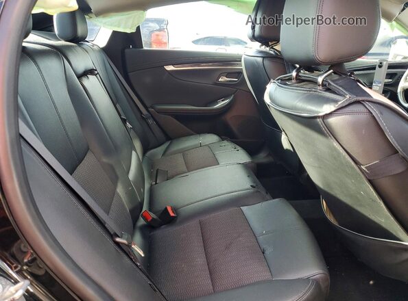 2G11Z5SA7K9142165 2019 CHEVROLET IMPALA Черный Вид задних сидений