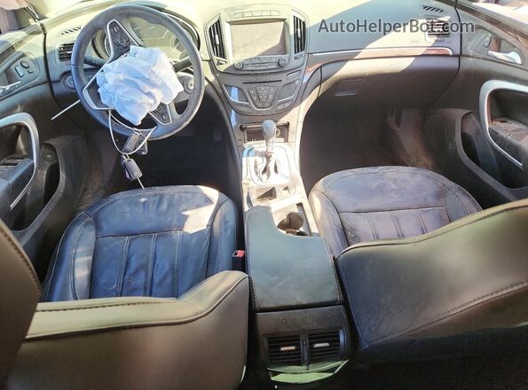 2G4GK5EX0G9114684 2016 BUICK REGAL Белый Вид панели приборов