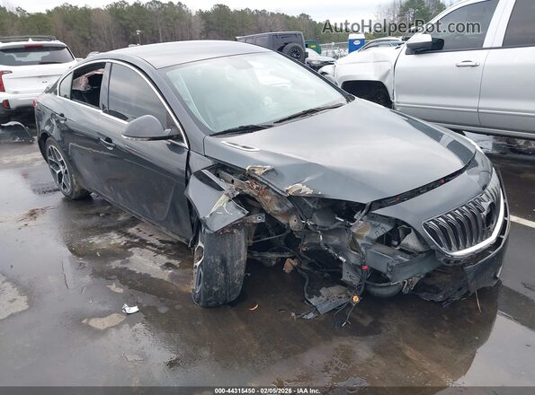 2G4GL5EX6H9188321 2017 BUICK REGAL Gray Front right