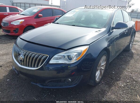 2G4GL5EX7G9116753 2016 BUICK REGAL Blue Առջևի ձախ երեք քառորդ տեսարան