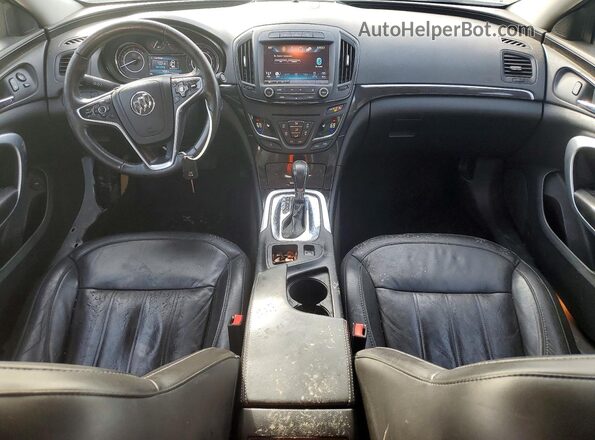 2G4GR5EX1G9180687 2016 BUICK REGAL Белый Вид панели приборов