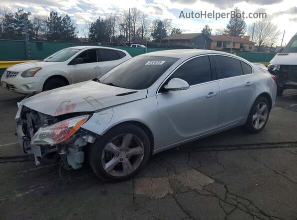 2G4GS5GX4G9101806 2016 BUICK REGAL Серебряный Передняя левая четверть