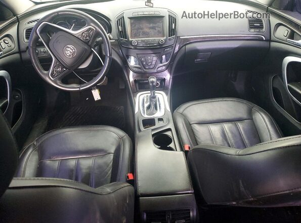 2G4GS5GX4G9101806 2016 BUICK REGAL Серебряный Вид панели приборов