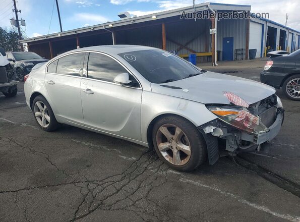 2G4GS5GX4G9101806 2016 BUICK REGAL Серебряный Передняя правая четверть