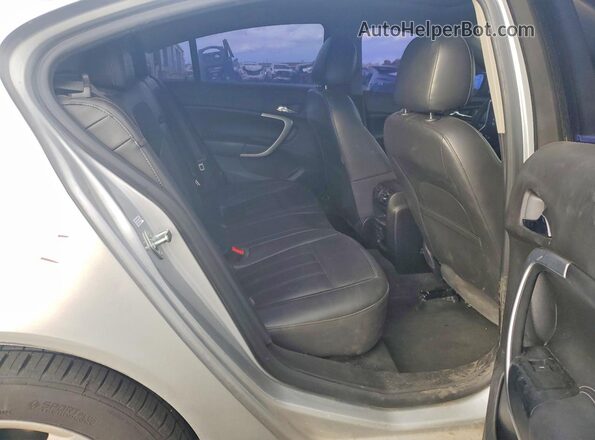 2G4GS5GX4G9101806 2016 BUICK REGAL Серебряный Вид задних сидений