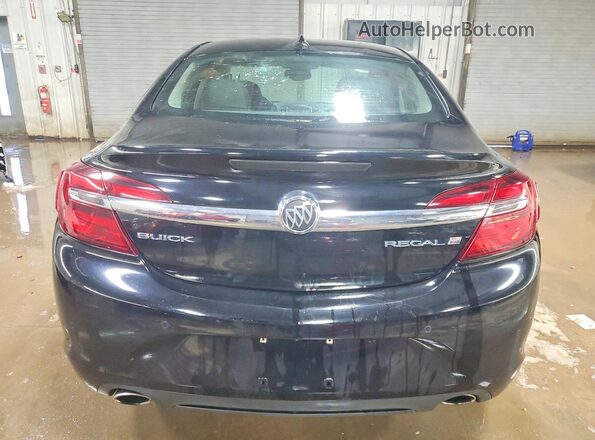 2G4GS5GX5G9190057 2016 BUICK REGAL Black Вид ззаду