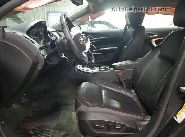 2G4GS5GX5G9190057 2016 BUICK REGAL Black Вид салону спереду