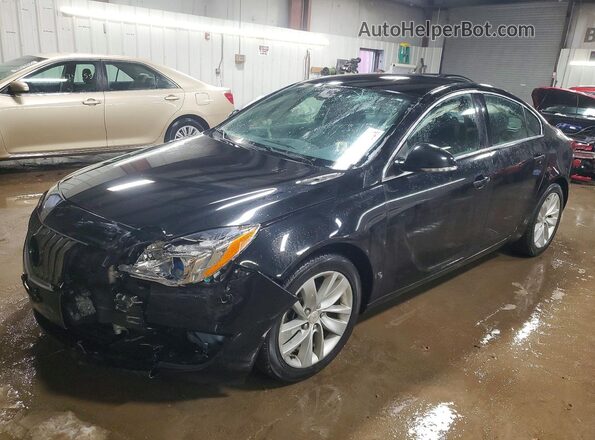 2G4GS5GX5G9190057 2016 BUICK REGAL Black Передня ліва чверть