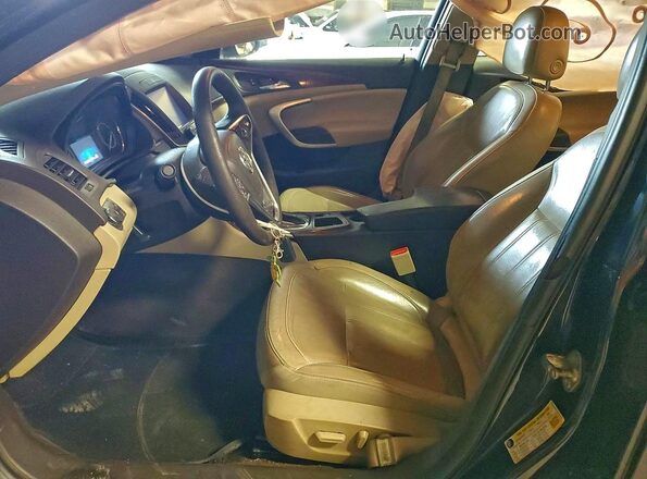 2G4GS5GX8G9107012 2016 BUICK REGAL Blue წინა სალონის ხედი