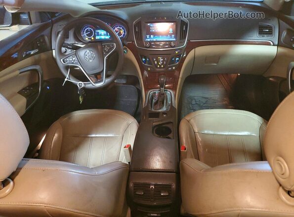 2G4GS5GX8G9107012 2016 BUICK REGAL Blue წინა პანელის ხედი