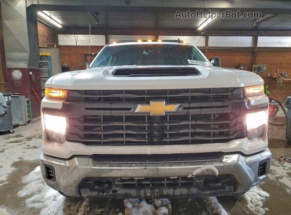 2GC4YLEY8R1168853 2024 CHEVROLET SILVERADO White Вид спереду