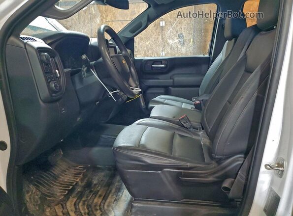 2GC4YLEY8R1168853 2024 CHEVROLET SILVERADO White Вид салону спереду