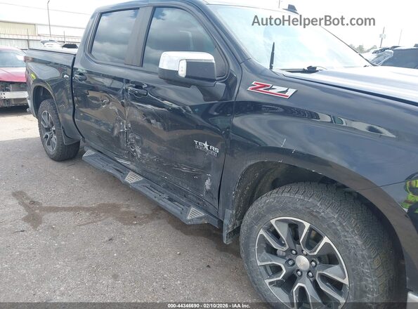 2GCUDDED1P1122695 2023 CHEVROLET SILVERADO Black წინა ხედი