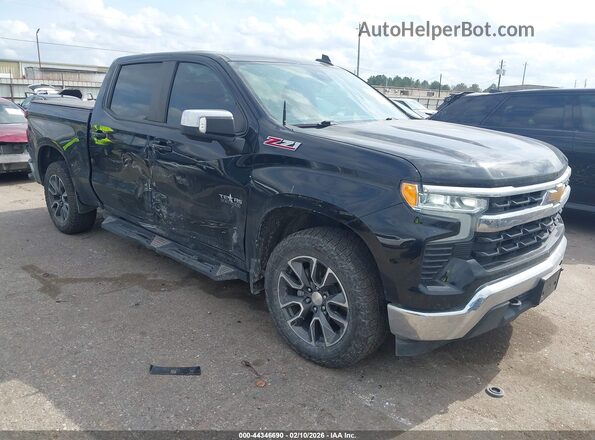 2GCUDDED1P1122695 2023 CHEVROLET SILVERADO Black წინა მარჯვენა