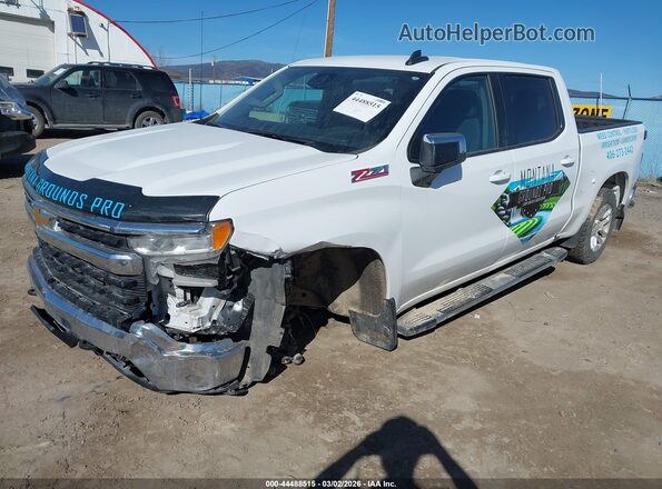 2GCUDDED4P1155318 2023 CHEVROLET SILVERADO Белый Передняя левая четверть