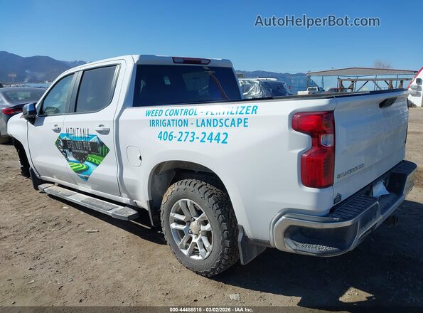 2GCUDDED4P1155318 2023 CHEVROLET SILVERADO Белый Задняя левая четверть