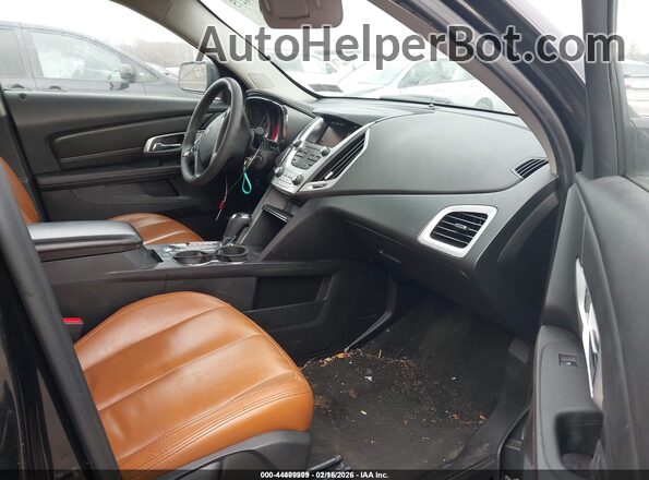 2GKALMEK0H6124967 2017 GMC TERRAIN Черный Вид салона спереди