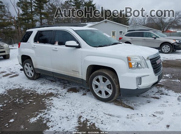 2GKALNEK4H6180870 2017 GMC TERRAIN Белый Передняя правая четверть