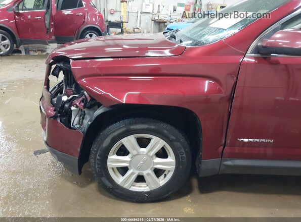 2GKALNEK8G6238543 2016 GMC TERRAIN Красный Вид спереди