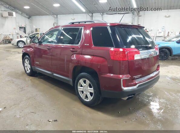 2GKALNEK8G6238543 2016 GMC TERRAIN Красный Задняя левая четверть