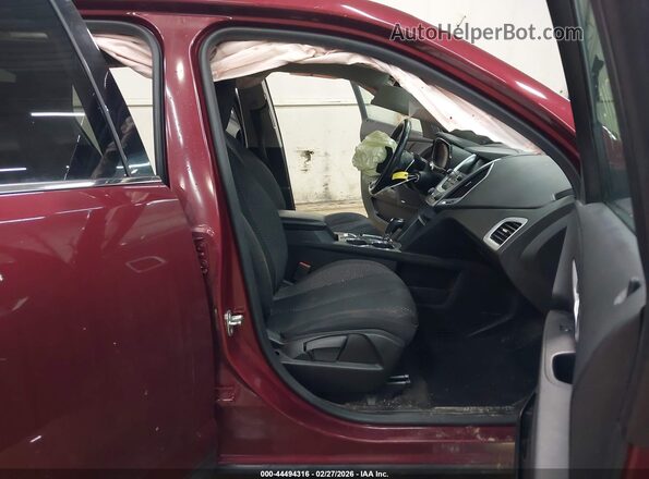 2GKALNEK8G6238543 2016 GMC TERRAIN Красный Вид салона спереди