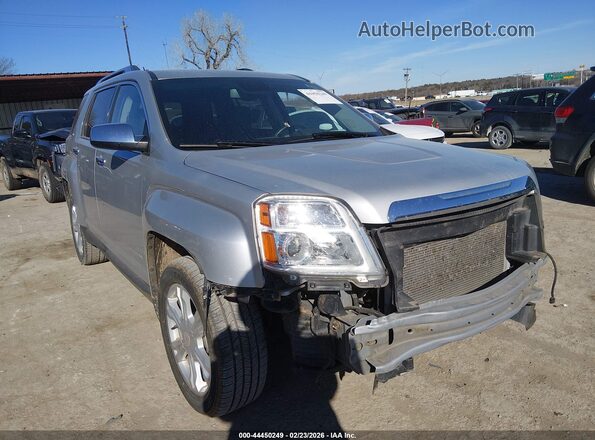 2GKALPEK4G6331135 2016 GMC TERRAIN Серебряный Передняя правая четверть